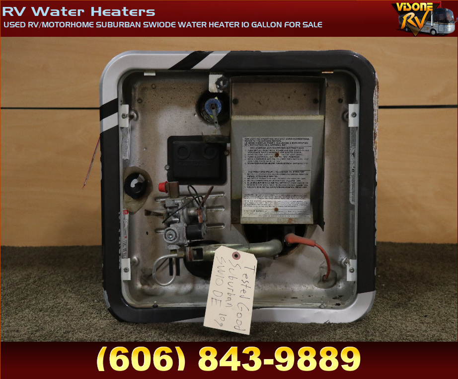 RV Appliances USED RV/MOTORHOME SUBURBAN SW10DE WATER HEATER 10 GALLON