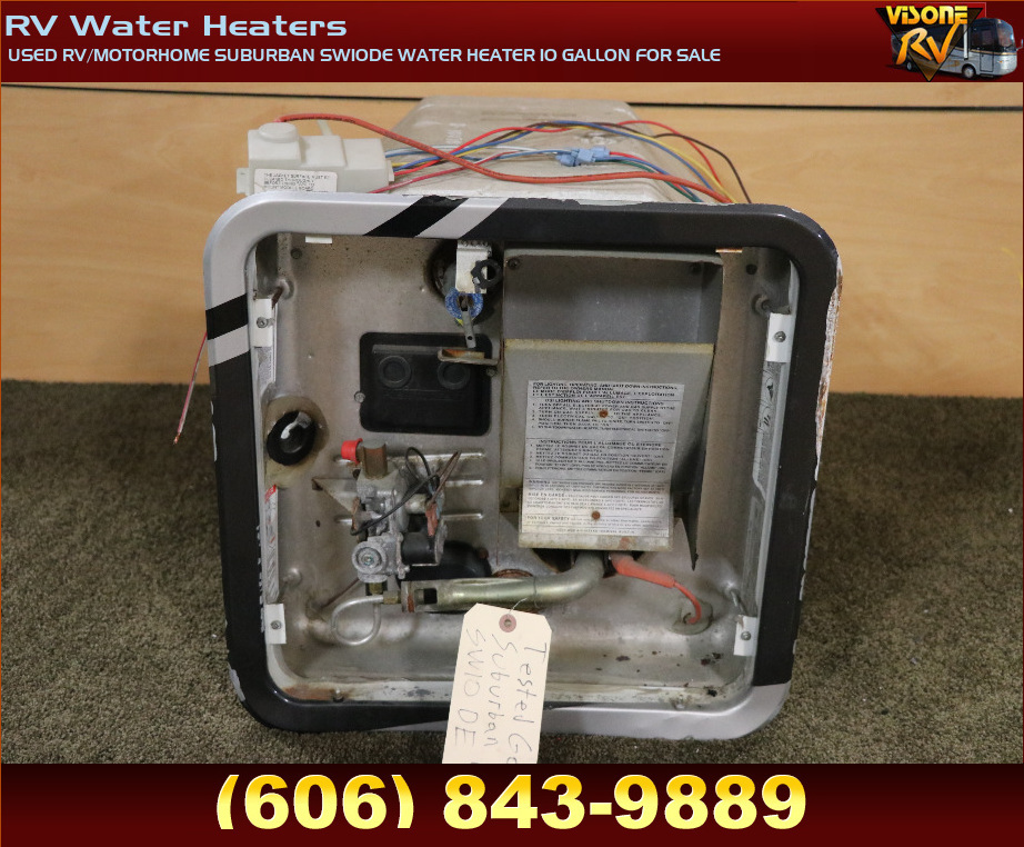 RV Appliances USED RV/MOTORHOME SUBURBAN SW10DE WATER HEATER 10 GALLON