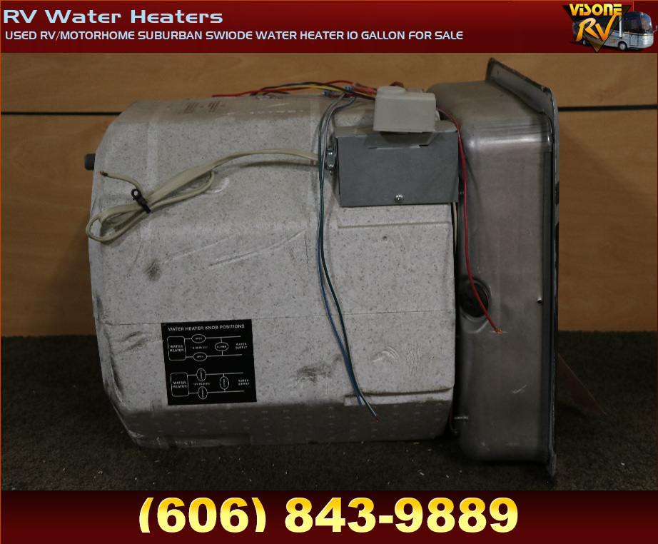 RV Appliances USED RV/MOTORHOME SUBURBAN SW10DE WATER HEATER 10 GALLON