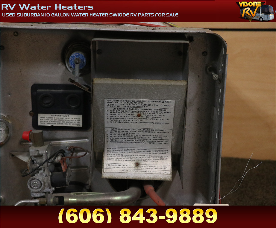 RV Appliances USED SUBURBAN 10 GALLON WATER HEATER SW10DE RV PARTS FOR