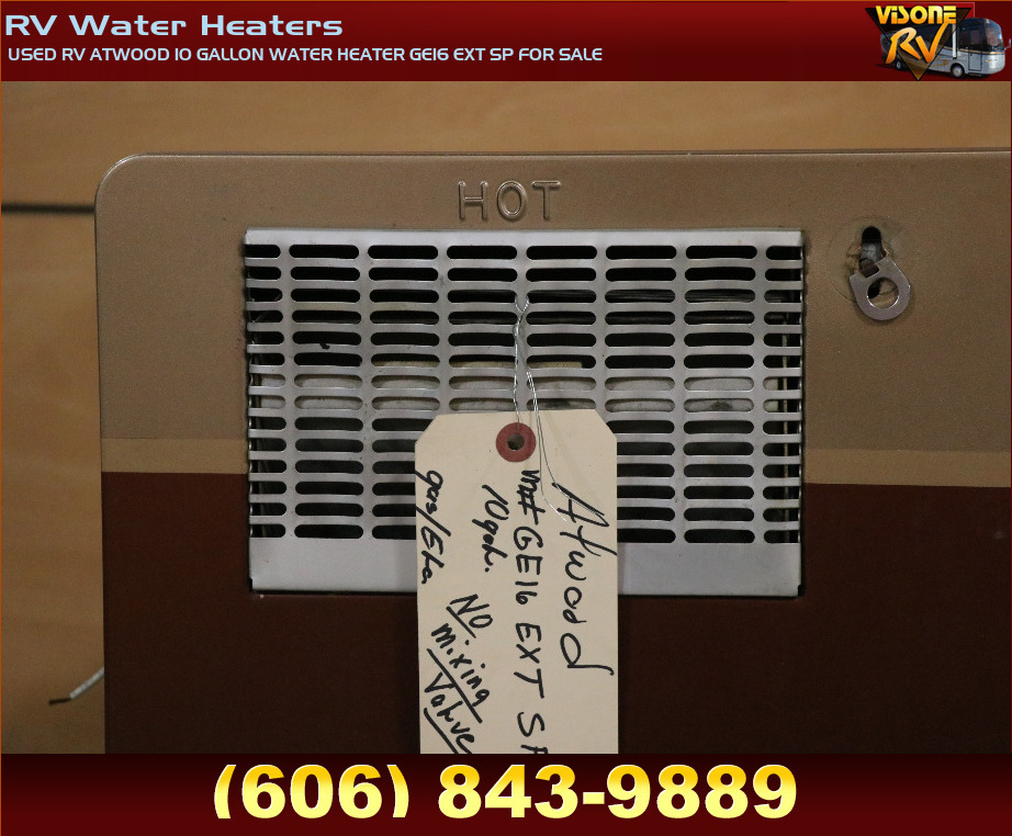 RV Appliances USED RV ATWOOD 10 GALLON WATER HEATER GE16 EXT SP FOR