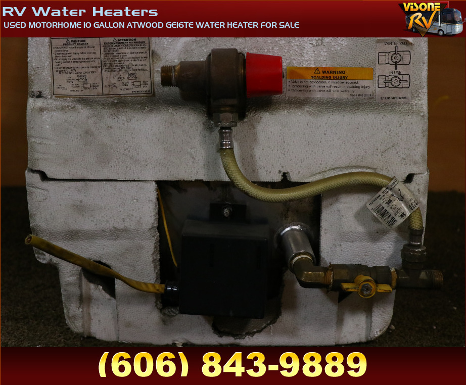 RV Appliances USED MOTORHOME 10 GALLON ATWOOD GE16TE WATER HEATER FOR SALE RV Water Heaters