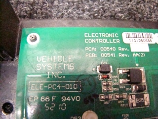 USED RV/MOTORHOME AQUA HOT ELECTRONIC CONTROL PANEL BY.VEHICLE SYSTEMS FOR SALE *OUT OF STOCK*