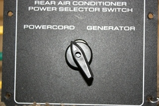 USED RV REAR AIR CONDITIONER POWER SELECTOR SWITCH FOR SALE
