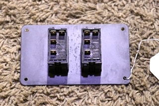 USED MOTORHOME AQUA-HOT 2 SWITCH PANEL RV PARTS FOR SALE