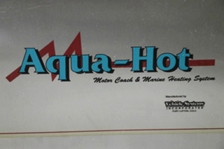 USED MOTORHOME AQUA-HOT 431-12 HEATING SYSTEM FOR SALE