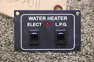 USED WATER HEATER SWITCH PANEL RV PARTS FOR SALE
