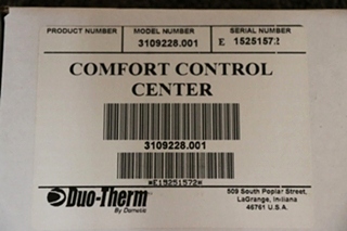 MOTORHOME DUO-THERM BY DOMETIC 5 BUTTON COMFORT CONTROL CENTER THERMOSTAT 3109228.001 FOR SALE