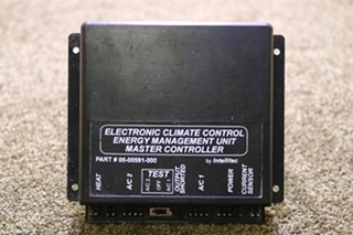 USED INTELLTIEC 00-00591-000 ELECTRONIC CLIMATE CONTROL RV PARTS FOR SALE