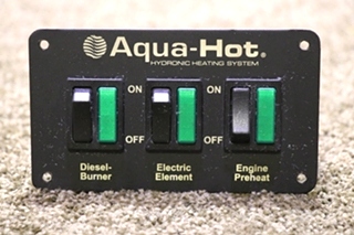 USED AQUA-HOT SWITCH PANEL RV/MOTORHOME PARTS FOR SALE