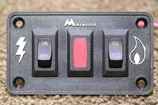 USED MOTORHOME ATWOOD WATER HEATER SWITCH PANEL FOR SALE