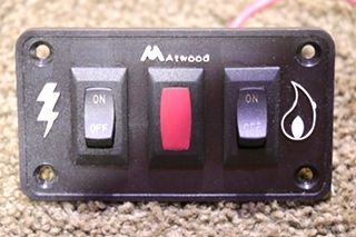 USED MOTORHOME ATWOOD WATER HEATER SWITCH PANEL FOR SALE