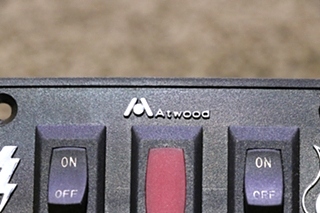 USED MOTORHOME ATWOOD WATER HEATER SWITCH PANEL FOR SALE