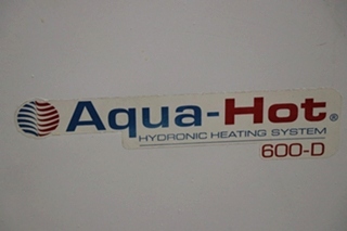USED 600D AQUA-HOT HYDRONIC HEATING SYSTEM