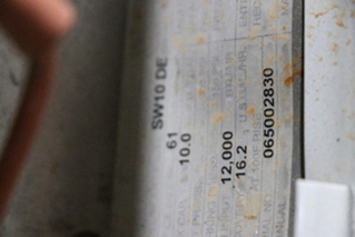 USED 10 GALLON SUBURBAN RV WATER HEATER SW10DE