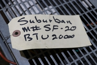 USED SUBURBAN SF-20 MOTORHOME FURNACE