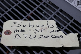 USED SUBURBAN RV FURNACE SF-20