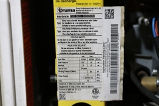 USED RV DLE60C TRUMA INSTA WATER HEATER