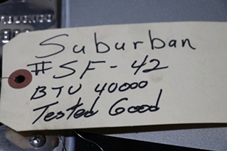 USED MOTORHOME SUBURBAN FURNACE SF-42