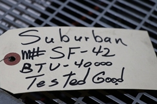 USED SF-42 SUBURBAN RV FURNACE