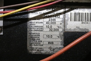 USED SUBURBAN RV SH-42 FURNACE