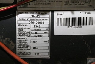 USED RV SUBURBAN FURNACE SH-42