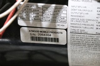 USED ATWOOD RV FURNACE 8520-IV-DCLP