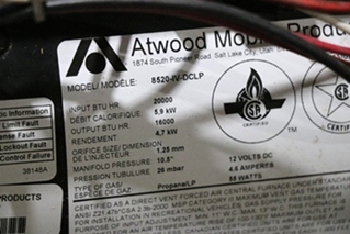 USED ATWOOD RV 8520-IV-DCLP FURNACE
