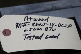 USED ATWOOD RV FURNACE 8525-IV-DCLP