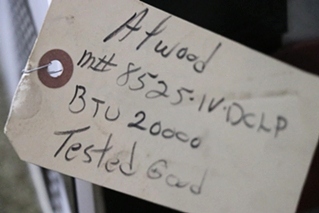 USED 8525-IV-DCLP ATWOOD FURNACE