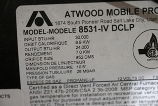 USED ATWOOD 8531-IV-DCLP FURNACE