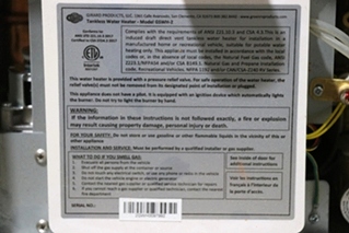 GIRARD TANKLESS WATER HEATER GSWH-2