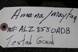 USED AMANA 3 BURNER COOK TOP ALZ8580ADB