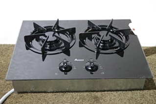 USED AMANA ALZ8590ADB 2 BURNER COOK TOP