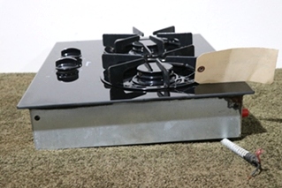 USED AMANA ALZ8590ADB 2 BURNER COOK TOP