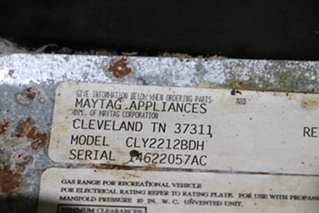 USED MAGIC CHEF CLY2212BDH RV OVEN